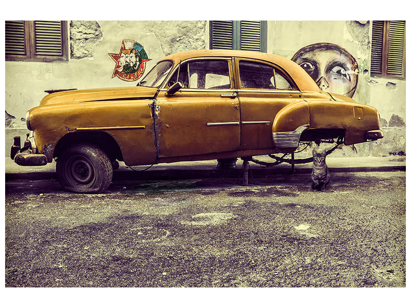 canvas-print-old-car