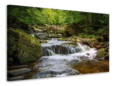 canvas-print-relaxation-at-the-waterfall-ii