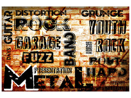 canvas-print-rock-in-grunge-style