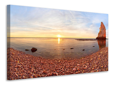 canvas-print-sunset-in-atretat
