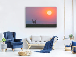 canvas-print-sunset-love-x