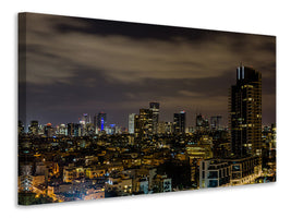 canvas-print-tel-aviv-in-the-evening