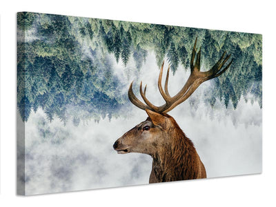 canvas-print-the-deer-and-the-woods-x