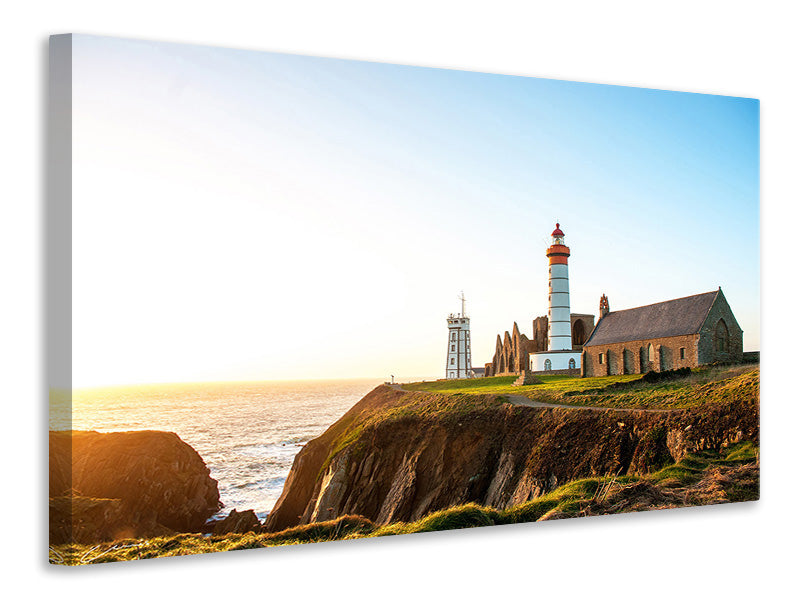 canvas-print-the-lighthouse-at-sunrise