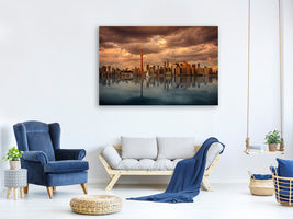 canvas-print-toronto-at-dusk