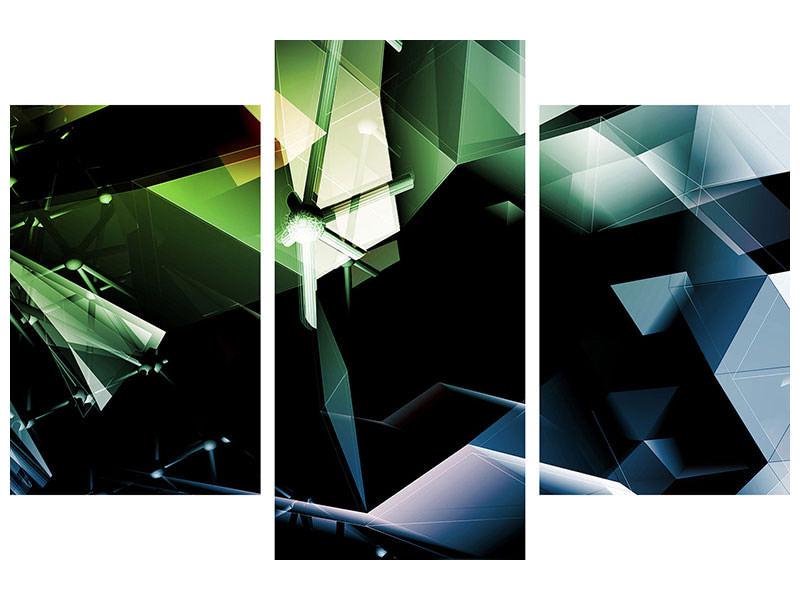 modern-3-piece-canvas-print-3d-polygon