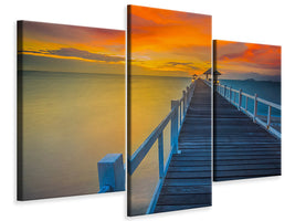 modern-3-piece-canvas-print-a-wooden-bridge-in-the-far-east