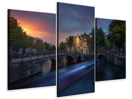 modern-3-piece-canvas-print-amsterdam-sunset