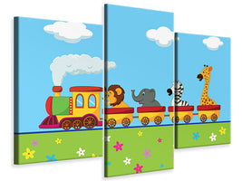 modern-3-piece-canvas-print-animal-train