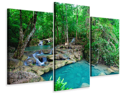 modern-3-piece-canvas-print-at-the-foot-of-erawan