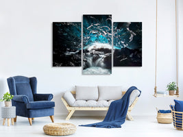 modern-3-piece-canvas-print-blue-glacier-cave