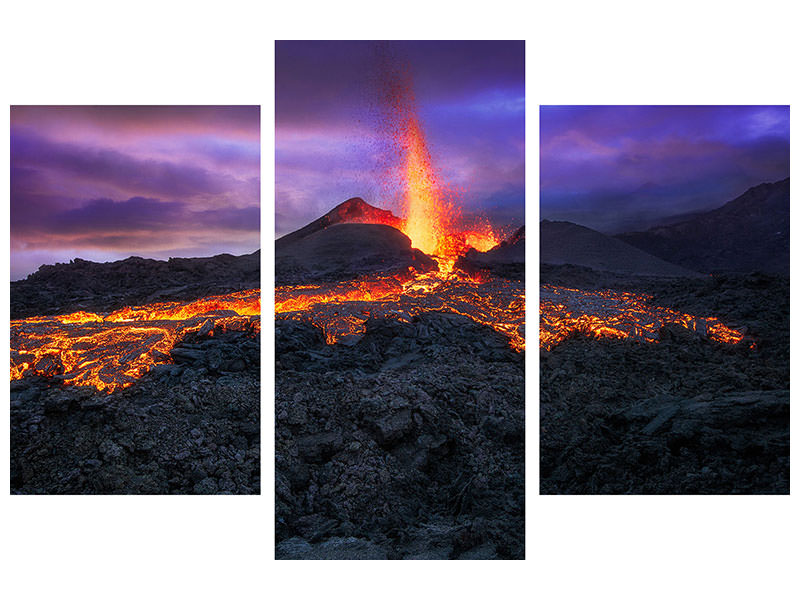 modern-3-piece-canvas-print-fire-at-blue-hour