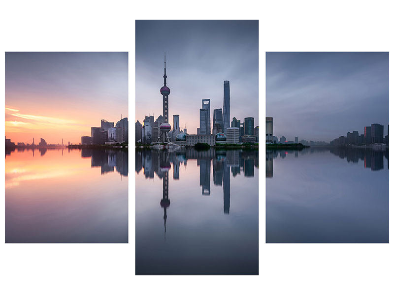 modern-3-piece-canvas-print-good-morning-shanghai