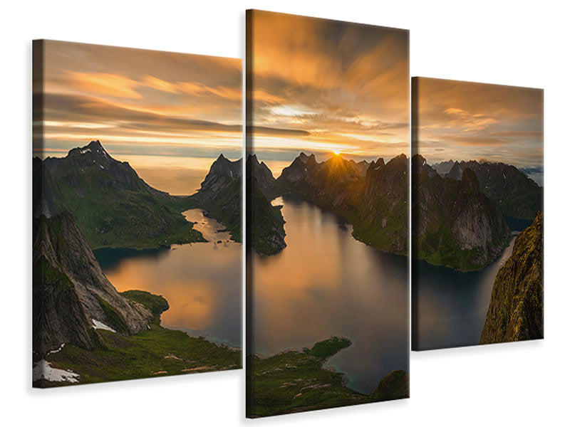 modern-3-piece-canvas-print-helvete-midnight-sun