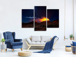 modern-3-piece-canvas-print-lava-flow-with-the-moon