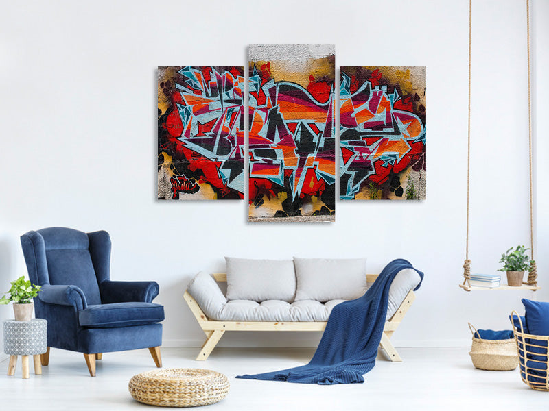 modern-3-piece-canvas-print-new-york-graffiti