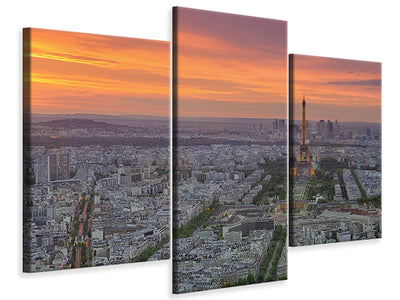 modern-3-piece-canvas-print-paris-skyline-at-sunset