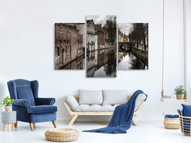 modern-3-piece-canvas-print-reflections-of-the-past