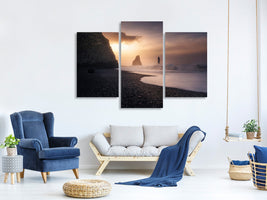 modern-3-piece-canvas-print-reynisfjara-sunrise