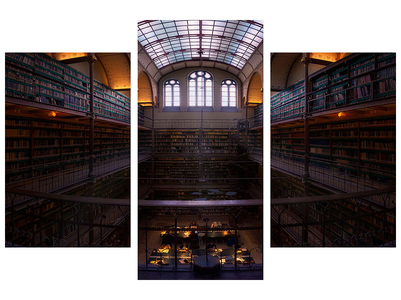 modern-3-piece-canvas-print-rijksmuseum-library