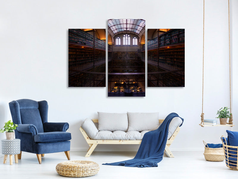 modern-3-piece-canvas-print-rijksmuseum-library