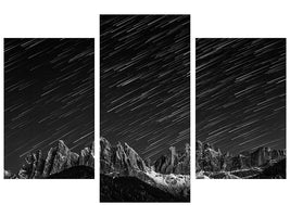 modern-3-piece-canvas-print-starfall-in-the-dolomites