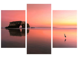 modern-3-piece-canvas-print-sunset-at-the-natural-bridge-ii