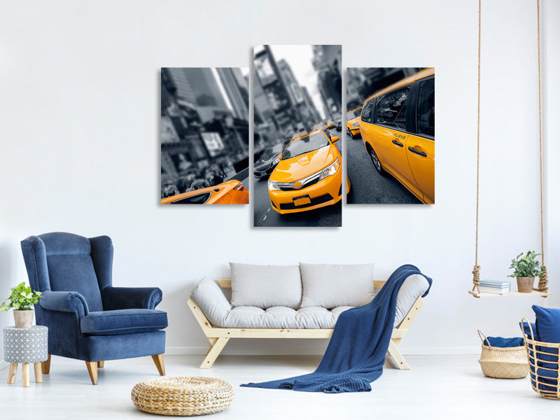 modern-3-piece-canvas-print-taxi-in-nyc