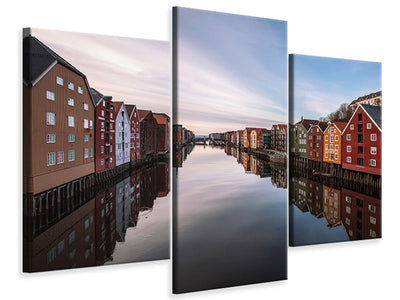 modern-3-piece-canvas-print-trondheim-norway