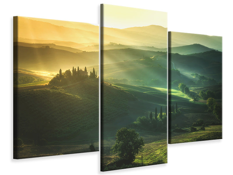 modern-3-piece-canvas-print-tuscany-val-dorcia-sunrise