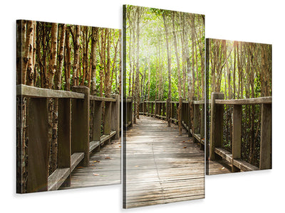 modern-3-piece-canvas-print-wooden-bridge