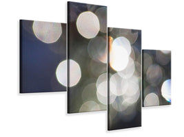 modern-4-piece-canvas-print-abstract-light-dots