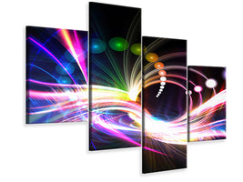 modern-4-piece-canvas-print-abstract-light-reflections