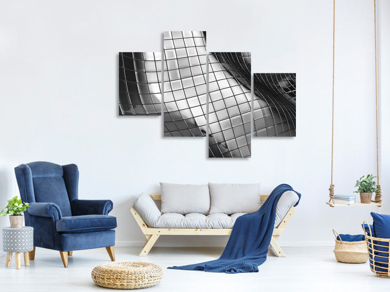 modern-4-piece-canvas-print-abstract-steel