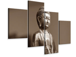 modern-4-piece-canvas-print-buddha-in-meditation-xl