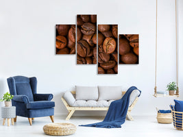 modern-4-piece-canvas-print-close-up-coffee-beans