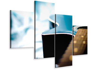 modern-4-piece-canvas-print-close-up-guitar