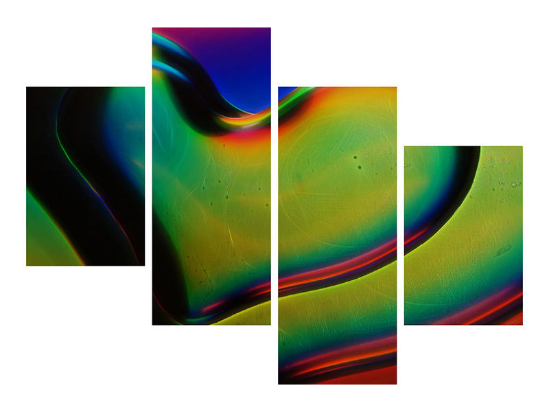 modern-4-piece-canvas-print-colored-hearts