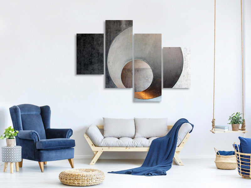 modern-4-piece-canvas-print-concrete-art