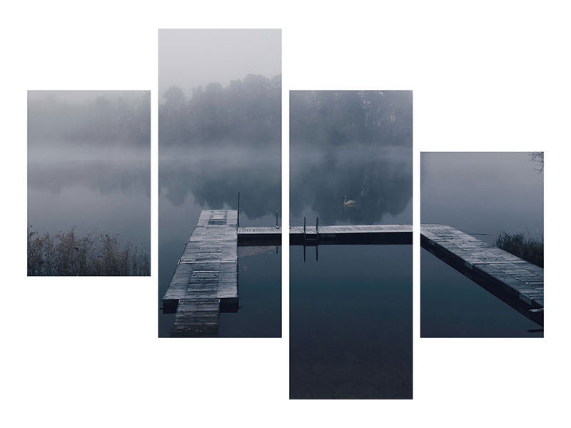 modern-4-piece-canvas-print-dark-reflections