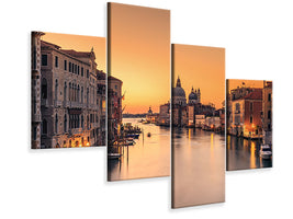 modern-4-piece-canvas-print-dawn-on-venice