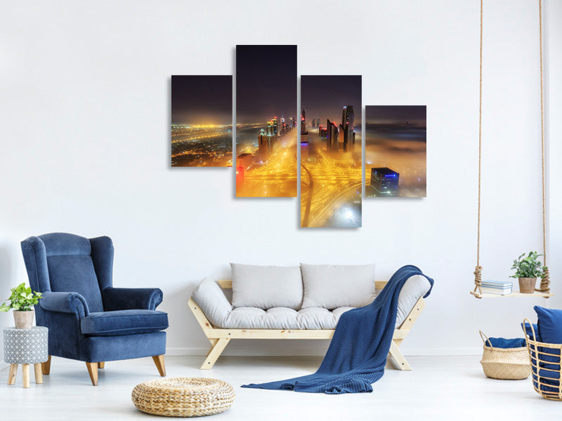 modern-4-piece-canvas-print-fog-invasion