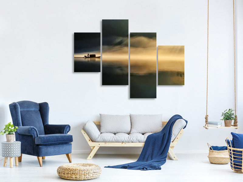 modern-4-piece-canvas-print-fog-sprinkle-the-east-river