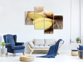 modern-4-piece-canvas-print-fresh-ginger