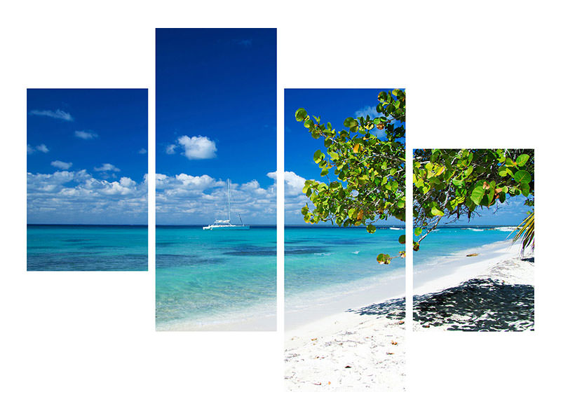 modern-4-piece-canvas-print-happy-beach