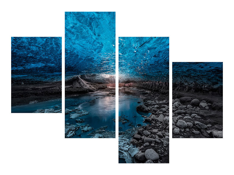 modern-4-piece-canvas-print-ice-cave