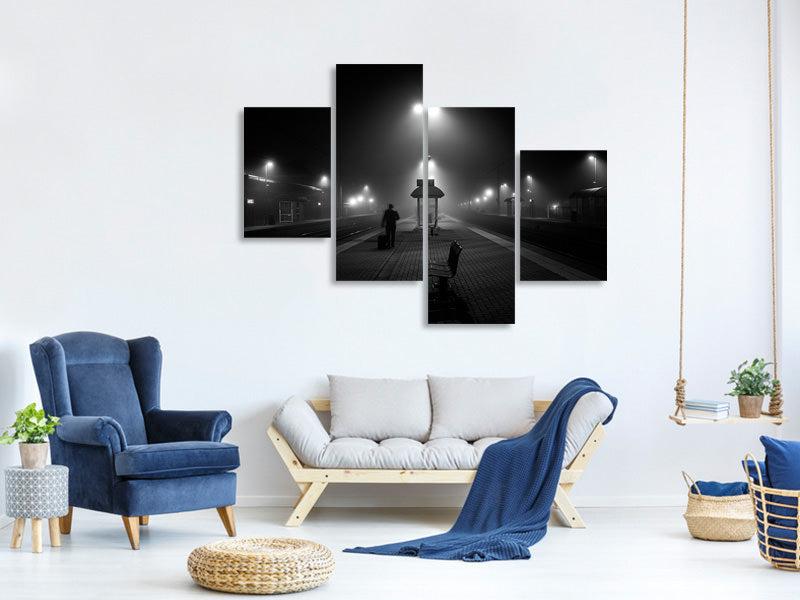 modern-4-piece-canvas-print-in-the-mist