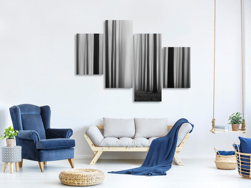 modern-4-piece-canvas-print-labyrinth