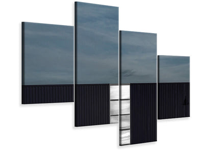 modern-4-piece-canvas-print-light-strip