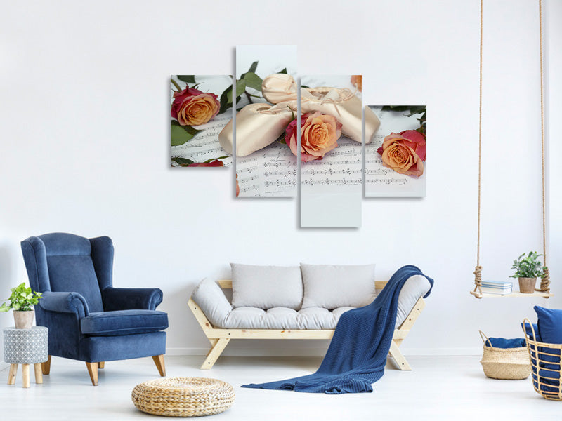 modern-4-piece-canvas-print-melody-of-love